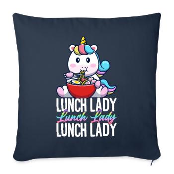 Lunch Lady Cafeteria Crew Design für - Sofakissenbezug 45 x 45 cm - Navy - Vorne