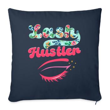 Letzter Hustler Wimpernkünstler Eyelash Lover - Sofakissenbezug 45 x 45 cm - Navy - Vorne