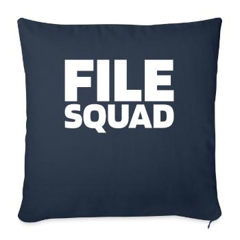Court Clerk Cadre - Sofa pillowcase 17,3'' x 17,3'' (45 x 45 cm) - navy - Front