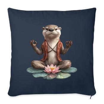 Otter - Sofakissenbezug 45 x 45 cm - Navy - Vorne