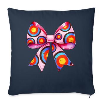 Coquette Bogen Bogenschießen Bogen und Pfeil - Sofakissenbezug 45 x 45 cm - Navy - Vorne