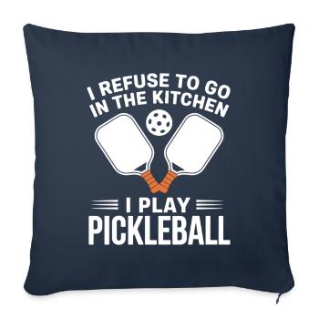 Funny Pickleball Gift Dinkball Tournament - Sofa pillowcase 17,3'' x 17,3'' (45 x 45 cm) - navy - Front