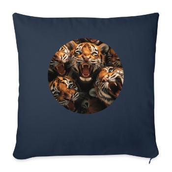 Tiger - Sofakissenbezug 45 x 45 cm - Navy - Vorne