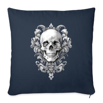 Studio de tatouage Artiste tatoueur Idées de tatouage - Housse de coussin décorative 45 x 45 cm - bleu marine - Devant