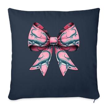 Kokettenbogen Loch Ness Monster Nessie - Sofakissenbezug 45 x 45 cm - Navy - Vorne
