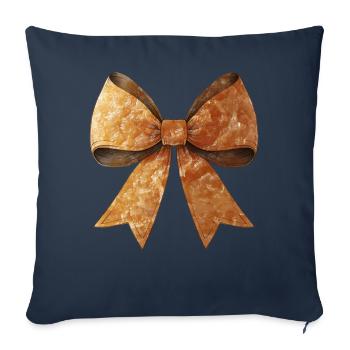 Coquette Bow Chicken Nugget Nugget Nug Girl Mom - Sofa pillowcase 17,3'' x 17,3'' (45 x 45 cm) - navy - Front
