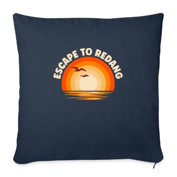I'm fleeing to Redang - Sofa pillowcase 17,3'' x 17,3'' (45 x 45 cm) - navy - Front