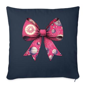 Kokette Bogen Sonnensystem Boho Planeten - Sofakissenbezug 45 x 45 cm - Navy - Vorne