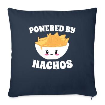 Tacos mexicains Tacos mexicains - Housse de coussin décorative 45 x 45 cm - bleu marine - Devant