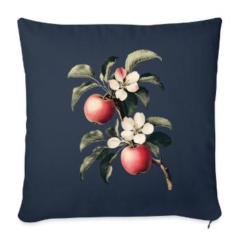 Apfel - Sofakissenbezug 45 x 45 cm - Navy - Vorne
