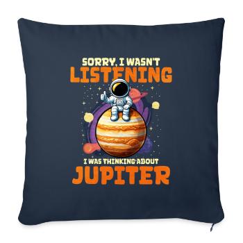 Jupiter - Sofa pillowcase 17,3'' x 17,3'' (45 x 45 cm) - navy - Front