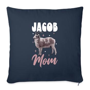 Jakobschaf Mama - Sofakissenbezug 45 x 45 cm - Navy - Vorne