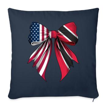 Arc Coquet Trinité-et-Tobago Trinité-et-Tobago - Housse de coussin décorative 45 x 45 cm - bleu marine - Devant