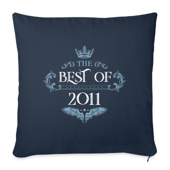 2011 best of - Sofa pillowcase 17,3'' x 17,3'' (45 x 45 cm) - navy - Front