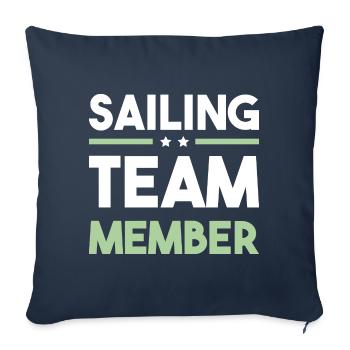 Sailing Team - Sofa pillowcase 17,3'' x 17,3'' (45 x 45 cm) - navy - Front