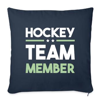 Hockey Team - Sofakissenbezug 45 x 45 cm - Navy - Vorne