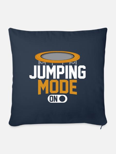 Sprungmodus an - Sofakissenbezug 45 x 45 cm - Navy