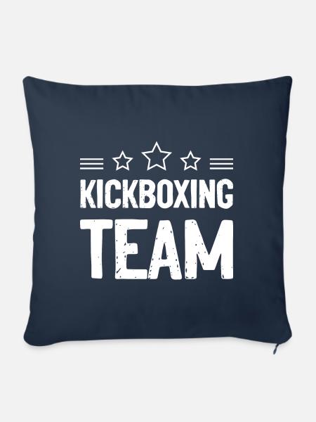 Kickboxing Team - Sofakissenbezug 45 x 45 cm - Navy