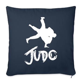 judo - Sofa pillowcase 17,3'' x 17,3'' (45 x 45 cm) - navy - Front