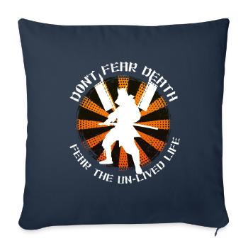 samurai - Sofa pillowcase 17,3'' x 17,3'' (45 x 45 cm) - navy - Front