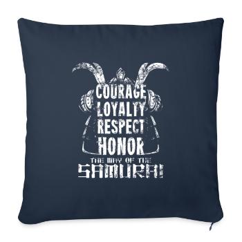 Samurai - Sofa pillowcase 17,3'' x 17,3'' (45 x 45 cm) - navy - Front