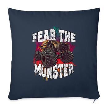 Monster Truck Diesel Motorsport - Sofa pillowcase 17,3'' x 17,3'' (45 x 45 cm) - navy - Front