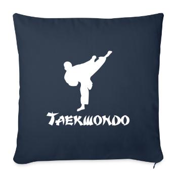 taek won do gift shirt - Sofa pillowcase 17,3'' x 17,3'' (45 x 45 cm) - navy - Front