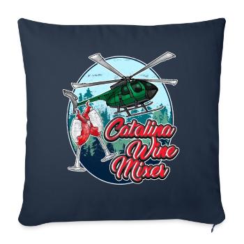 Catalina MIxer Weingeschenk - Sofakissenbezug 45 x 45 cm - Navy - Vorne