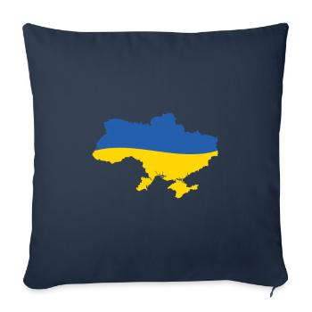 Ukraine - Sofakissenbezug 45 x 45 cm - Navy - Vorne