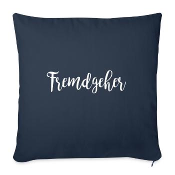 Fremdgehen Betrügen Seitensprung Geschenkidee - Sofakissenbezug 45 x 45 cm - Navy - Vorne
