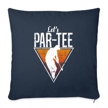 Golf Golfing Golfing - Sofa pillowcase 17,3'' x 17,3'' (45 x 45 cm) - navy - Front