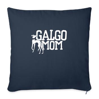 maman galgo - Housse de coussin décorative 45 x 45 cm - bleu marine - Devant