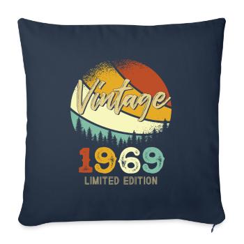 Vintage 1969 Limited - Sofakissenbezug 45 x 45 cm - Navy - Vorne