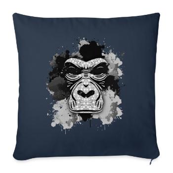 Gorilla - Sofakissenbezug 45 x 45 cm - Navy - Vorne