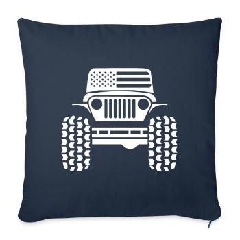 American SUV Gift - Sofa pillowcase 17,3'' x 17,3'' (45 x 45 cm) - navy - Front