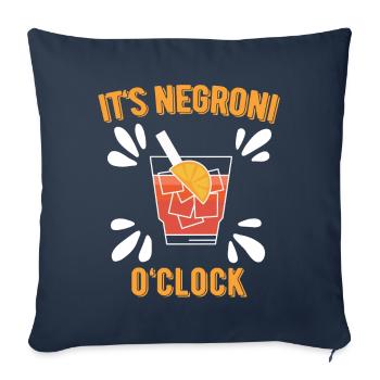 Negroni Cocktail Long Drinks Summer Alcohol Party - Sofa pillowcase 17,3'' x 17,3'' (45 x 45 cm) - navy - Front