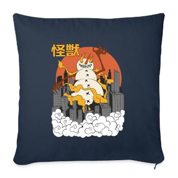 Riesenpferd Sonnenuntergang Japanisch - Sofakissenbezug 45 x 45 cm - Navy - Vorne