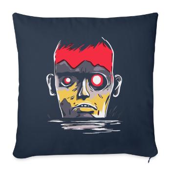 Japanese Red Sun: Look, a Monster - Sofa pillowcase 17,3'' x 17,3'' (45 x 45 cm) - navy - Front