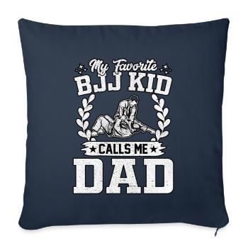 My favorite BJJ Kid calls me Dad - Sofakissenbezug 45 x 45 cm - Navy - Vorne