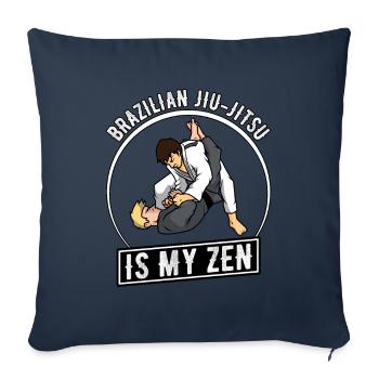 Brazilian Jiu-Jitsu is my Zen - Sofakissenbezug 45 x 45 cm - Navy - Vorne