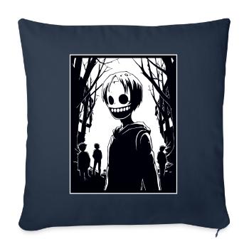 Cartoon Manga Anime City Zombie Ghouls - Sofa pillowcase 17,3'' x 17,3'' (45 x 45 cm) - navy - Front