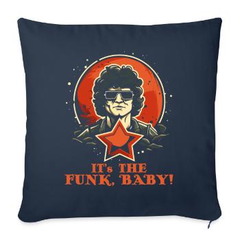 C’est le funk, bébé - Housse de coussin décorative 45 x 45 cm - bleu marine - Devant