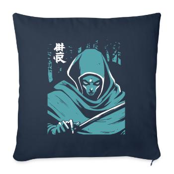 Japanischer Horror Geist - Sofakissenbezug 45 x 45 cm - Navy - Vorne