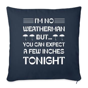 I'm no Weatherman but you can expect a few Inches - Sofa pillowcase 17,3'' x 17,3'' (45 x 45 cm) - navy - Front
