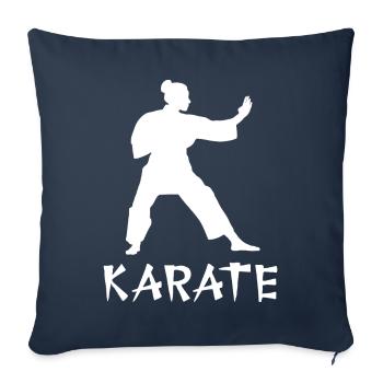 Karate - Sofa pillowcase 17,3'' x 17,3'' (45 x 45 cm) - navy - Front