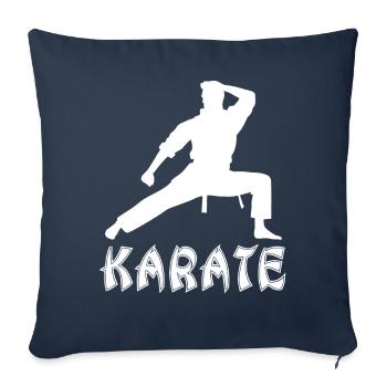 Karate - Sofa pillowcase 17,3'' x 17,3'' (45 x 45 cm) - navy - Front