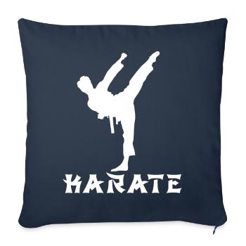 Karate - Sofa pillowcase 17,3'' x 17,3'' (45 x 45 cm) - navy - Front