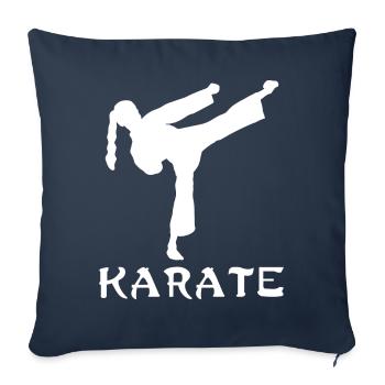 Karate - Sofa pillowcase 17,3'' x 17,3'' (45 x 45 cm) - navy - Front