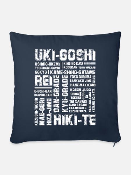 Judo - Sofakissenbezug 45 x 45 cm - Navy