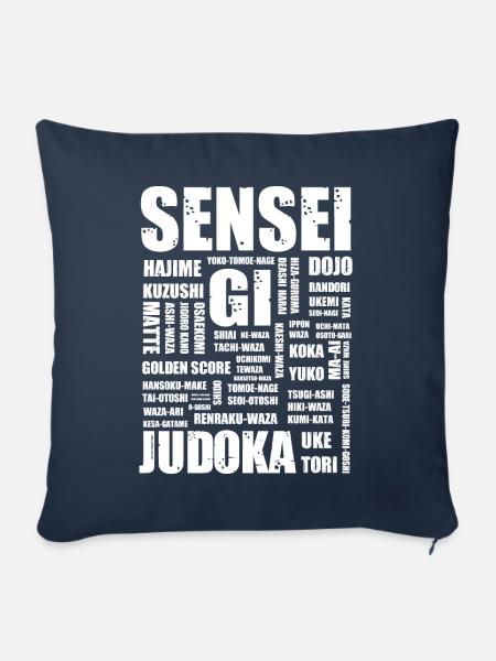 Judo - Sofakissenbezug 45 x 45 cm - Navy